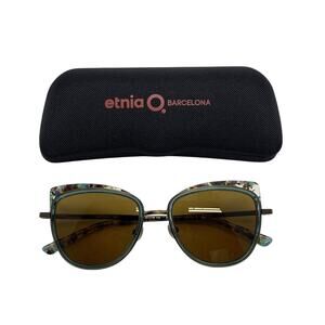 Etnia Barcelona Yaletown TQBR Women's Eyeglasses Frames 55 18 145 Glasses 736GB1